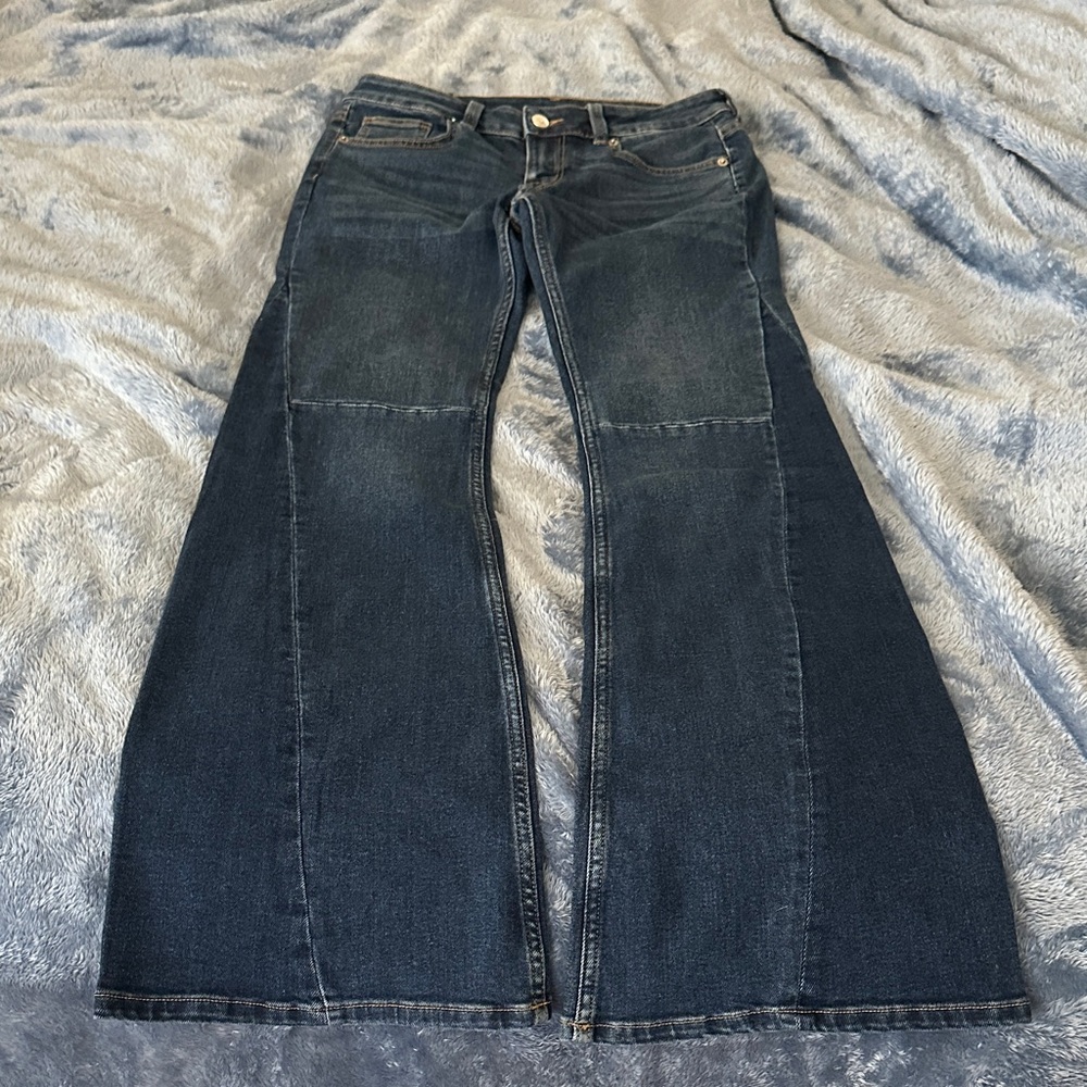 H&M Dark Blue Flare Jeans